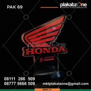 Plakat Akrilik Honda Trio Motor