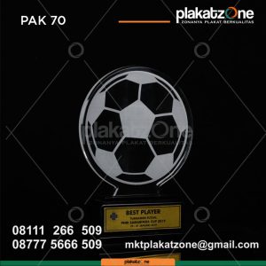 Plakat Akrilik Grafir Best Player PHRI Samarinda Cup