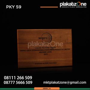 PKY59 Plakat Kayu Wipro Green Factory Award