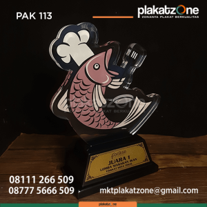 PAK113 Plakat Akrilik Lomba Masakan Ikan