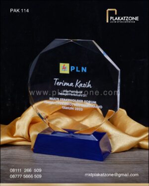 PAK114 Plakat Akrilik Multi Stakeholder Forum PLN Sukoharjo