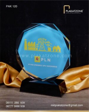 PAK120 Plakat Akrilik PT PLN UP3 Sukoharjo