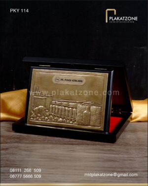 PKY114 Plakat Kayu PT Pundi Kencana
