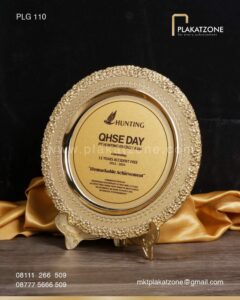 PLG110 Plakat Priringan Logam QHSE DAY PT Hunting Energy Asia