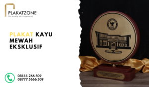 Plakat Kayu Mewah Eksklusif