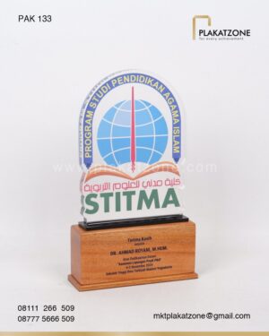 PAK133 Plakat Akrilik Prodi Agama Islam Sekolah Tinggi Ilmu Tarbiyah Madani Yogyakarta