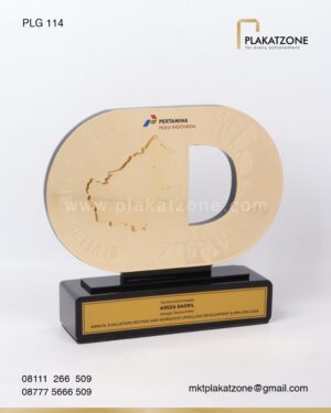 PL114 Plakat Logam Meeting Evaluasi dan Workshop Development dan Drilling 2024 PT Pertamina