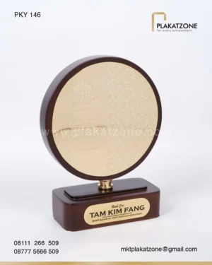 PKY146 Plakat Kayu Logam First Timer Gathering