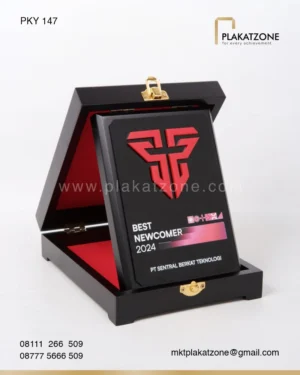 PKY147 Plakat Kayu Best Newcomer