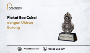 Plakat Bea Cukai dengan Ukiran Barong - PlakatZone