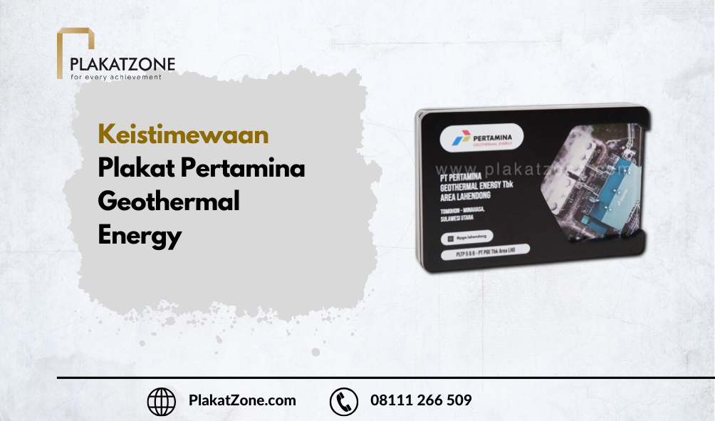 Plakat Pertamina Geothermal Energy - PlakatZone