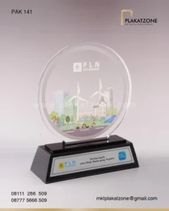 PA141 Plakat Akrilik Bulat PLN UP3 Baubau