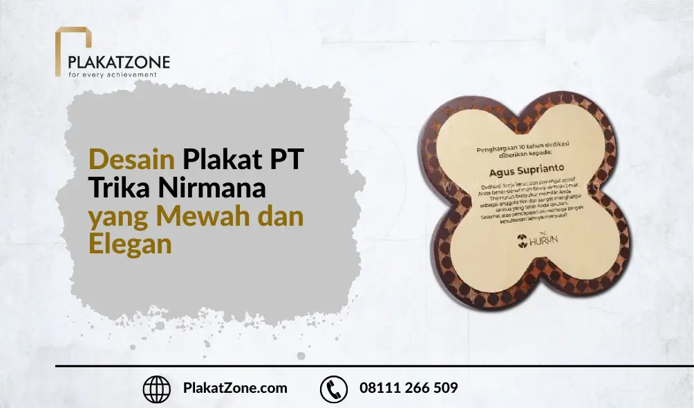 Plakat PT Trika Nirmana - PlakatZone