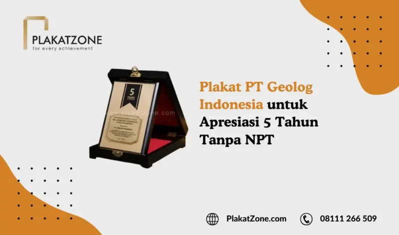 Plakat PT Geolog Indonesia - PlakatZone
