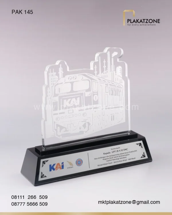 PAK145 Plakat Akrilik Teknik Perkeretaapian ITERA