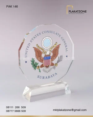 PAK146 Plakat Akrilik US Consulate General