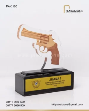 PAK150 Plakat Akrilik Latihan Menembak Plat