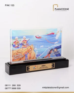 PAK153 Plakat Akrilik Digital Safety Campaign