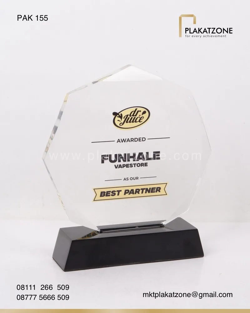 PAK155 Plakat Akrilik Best Partner Dr. Juice